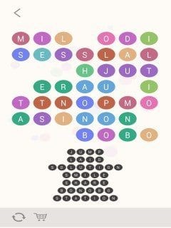 Wordbubbles Colossal Squid Level 14