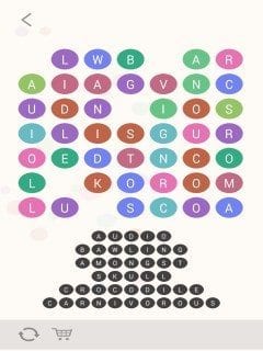 Wordbubbles Colossal Squid Level 82