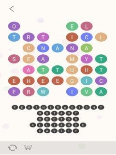 Wordbubbles Colossal Squid Level 84