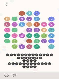 Wordbubbles Colossal Squid Level 95