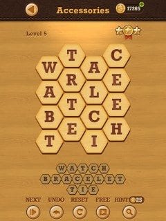 Words Crush Hidden Theme Accessories Level 5