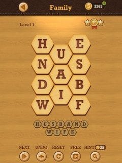 Words Crush Hidden Theme Family Level 1