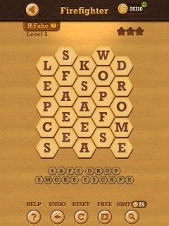 Words Crush Hidden Theme FireFighter Level 5