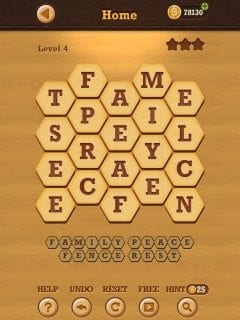 Words Crush Hidden Theme Home Level 4