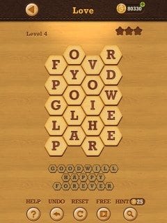 Words Crush Hidden Theme Love Level 4