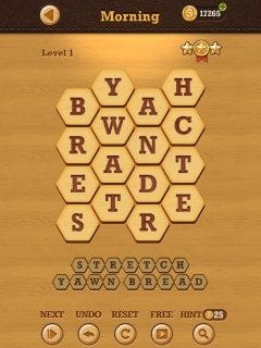 Words Crush Hidden Theme Morning Level 1
