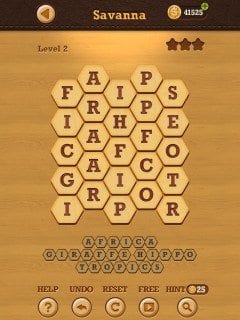 Words Crush Hidden Theme Savanna Level 2