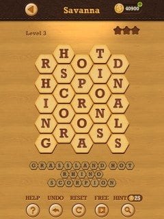 Words Crush Hidden Theme Savanna Level 3