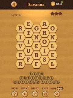 Words Crush Hidden Theme Savanna Level 5