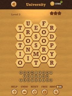 Words Crush Hidden Theme University Level 3