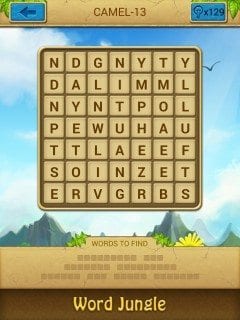 Word Jungle Camel Level 13