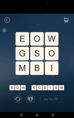 Word Cubes Atom Level 19