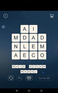 Word Cubes Cell Level 17