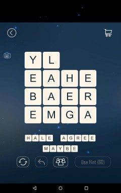 Word Cubes Cell Level 19