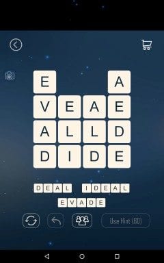 Word Cubes Cell Level 8