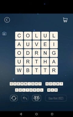 Word Cubes Crab Level 15