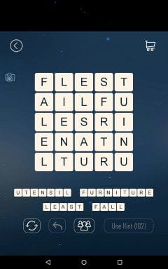 Word Cubes Crab Level 16