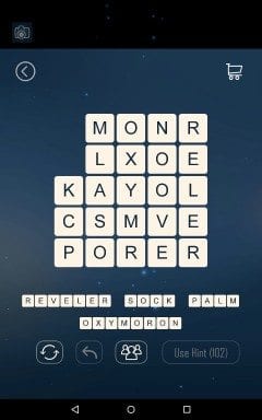 Word Cubes Crab Level 18