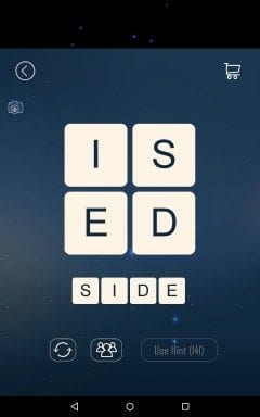 Word Cubes Electron Level 7