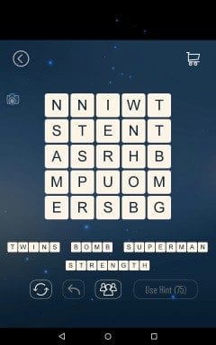 Word Cubes Oyster Level 15