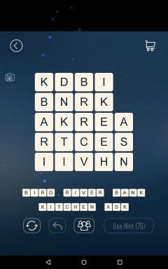Word Cubes Oyster Level 16