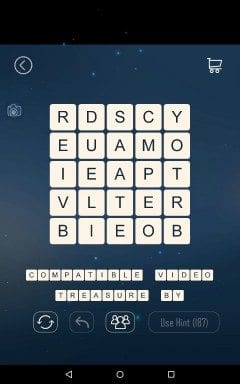 Word Cubes Sparrow Level 16