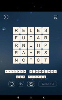 Word Cubes Sparrow Level 18