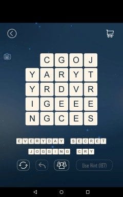 Word Cubes Sparrow Level 7