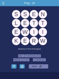 Word Smart Frog Level 19