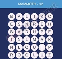 Word Smart Mammoth Level 12