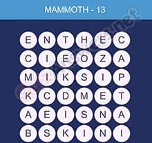 Word Smart Mammoth Level 13