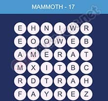 Word Smart Mammoth Level 17