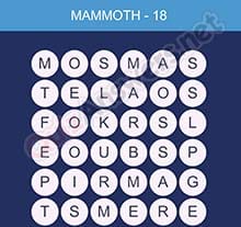 Word Smart Mammoth Level 18