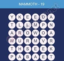 Word Smart Mammoth Level 19