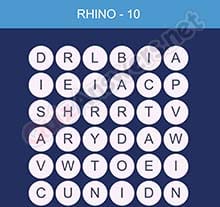 Word Smart Rhino Level 10