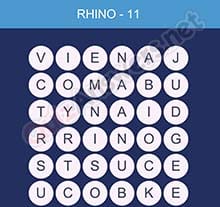 Word Smart Rhino Level 11