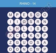 Word Smart Rhino Level 14