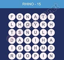 Word Smart Rhino Level 15