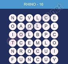 Word Smart Rhino Level 16