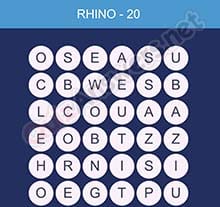 Word Smart Rhino Level 20