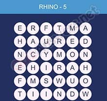 Word Smart Rhino Level 5