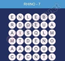 Word Smart Rhino Level 7