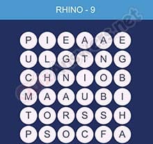 Word Smart Rhino Level 9