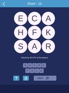 Word Smart Shark Level 16