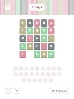 Wordwhizzle Elephant Level 552