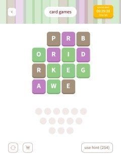 Wordwhizzle Stork Level 167