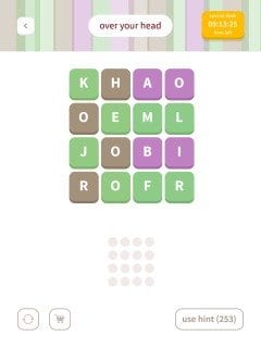 Wordwhizzle Stork Level 175