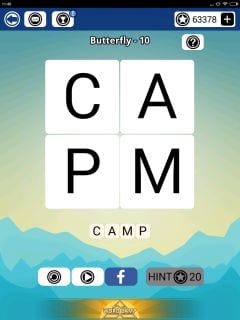 Word Camp Butterfly Level 1-10