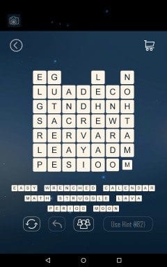 Word Cubes Aircraft Carrier Level 1