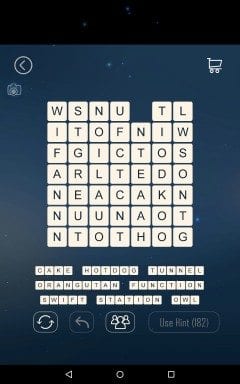 Word Cubes Aircraft Carrier Level 10